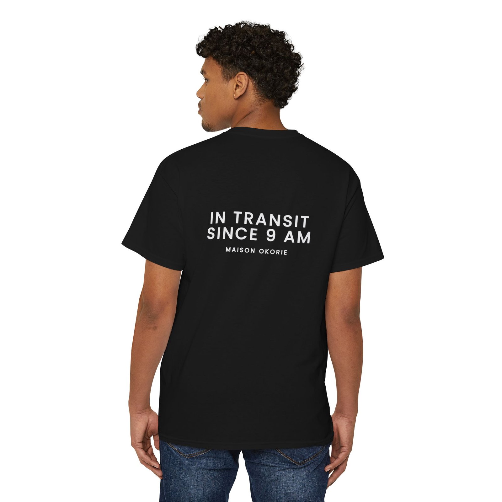 In Transit Since 9 AM pocket tee | Minimal logo pocket t-shirt - Image 9