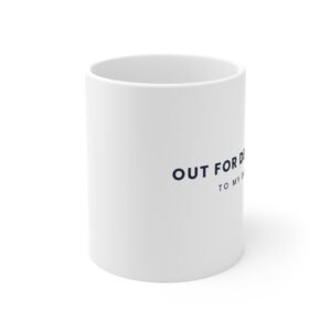 Minimalist Cat Logo Mug | Modern Line Art Coffee Cup