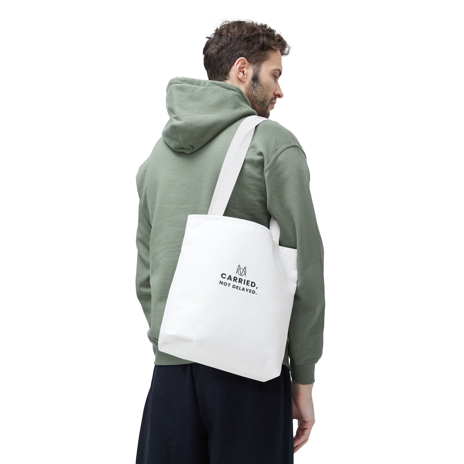 Maison Okorie logo tote bag | branded monogram tote - Image 8