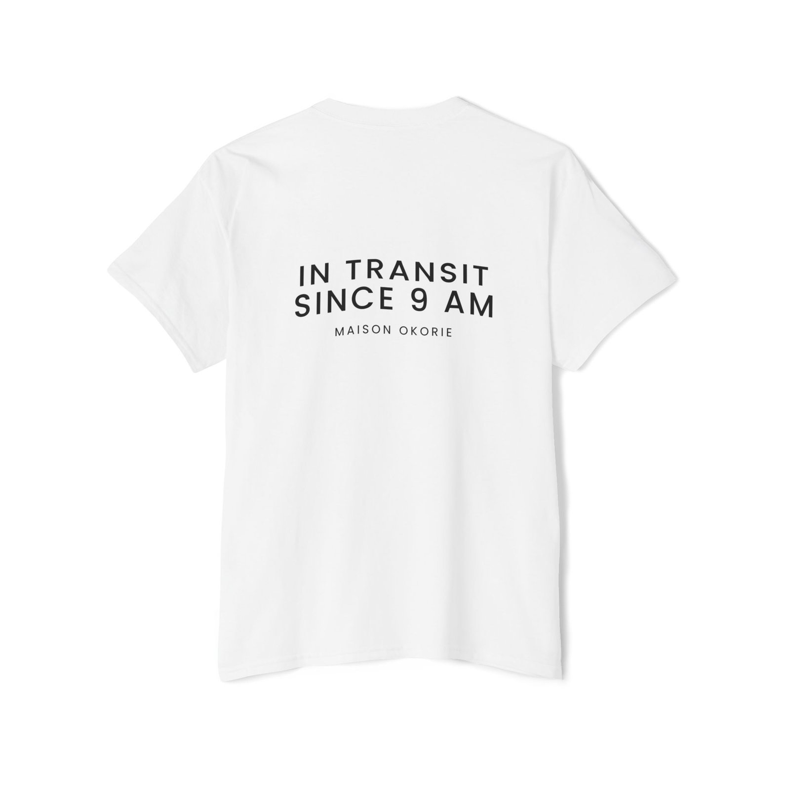 In Transit Since 9 AM pocket tee | Minimal logo pocket t-shirt - Image 4