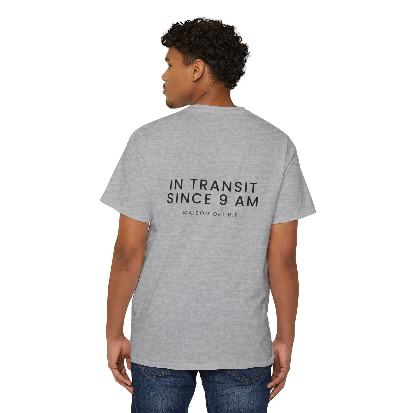 In Transit Since 9 AM pocket tee | Minimal logo pocket t-shirt - Image 6