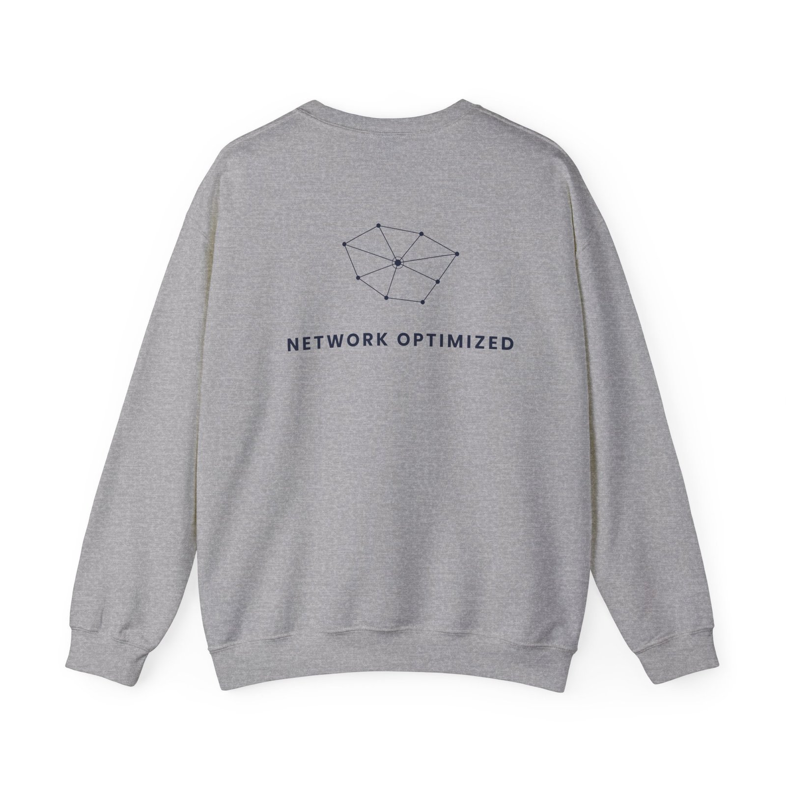 Crewneck Sweatshirt — Minimalist Network Optimized Logo - Image 6
