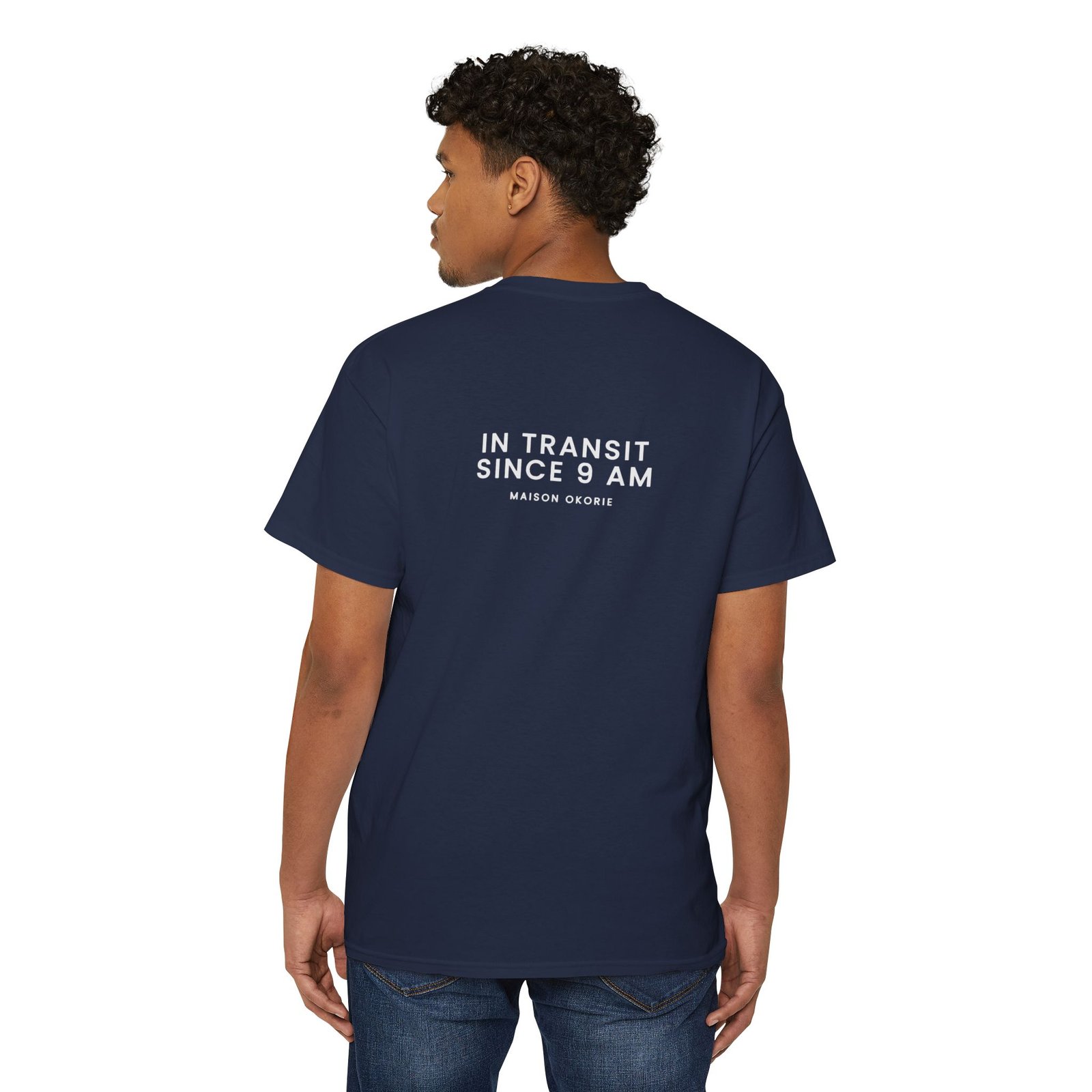 In Transit Since 9 AM pocket tee | Minimal logo pocket t-shirt - Image 15